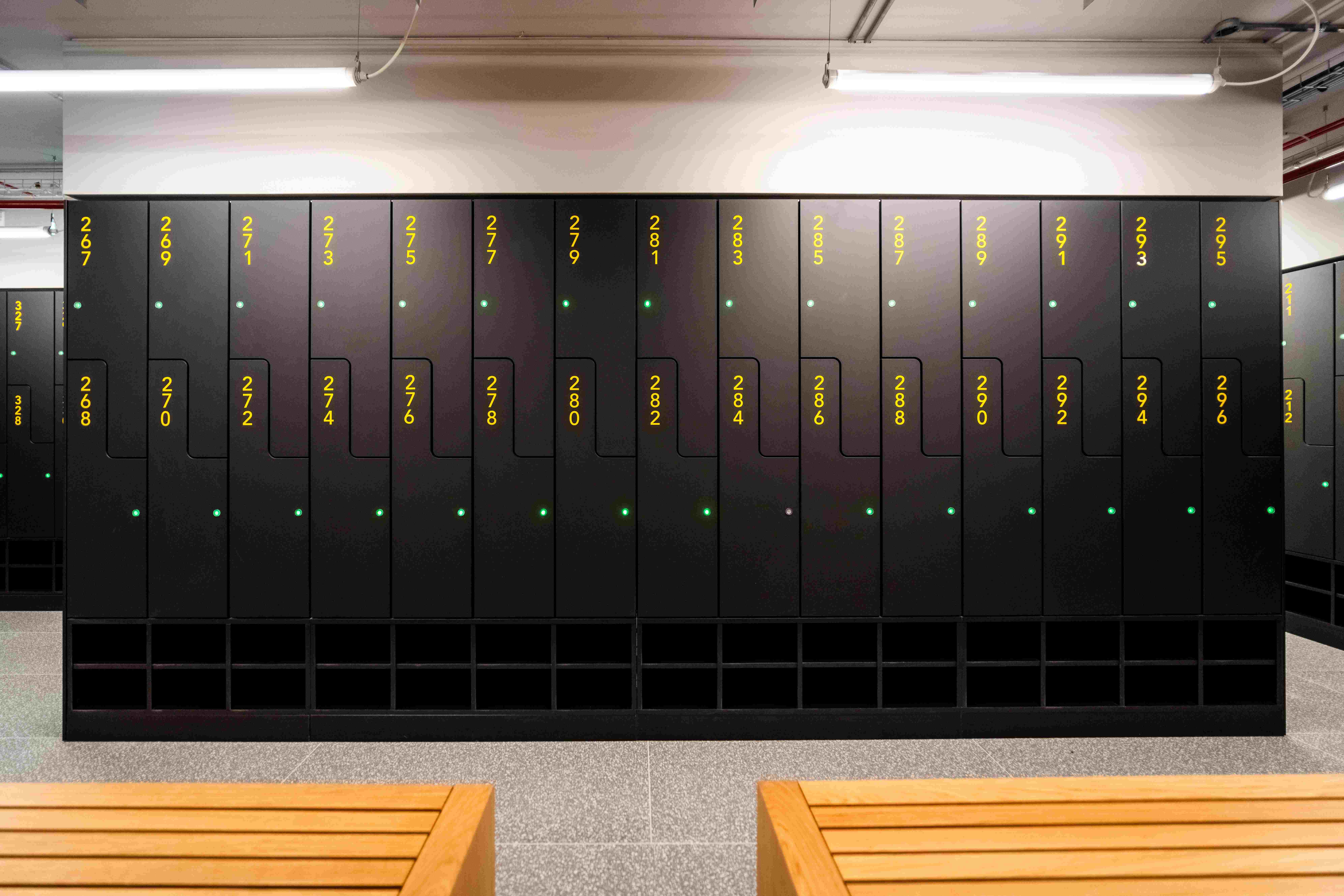 Z lockers in 8 Bishopsgate.