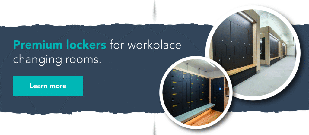 Premium lockers for workplace changing rooms. Learn more.