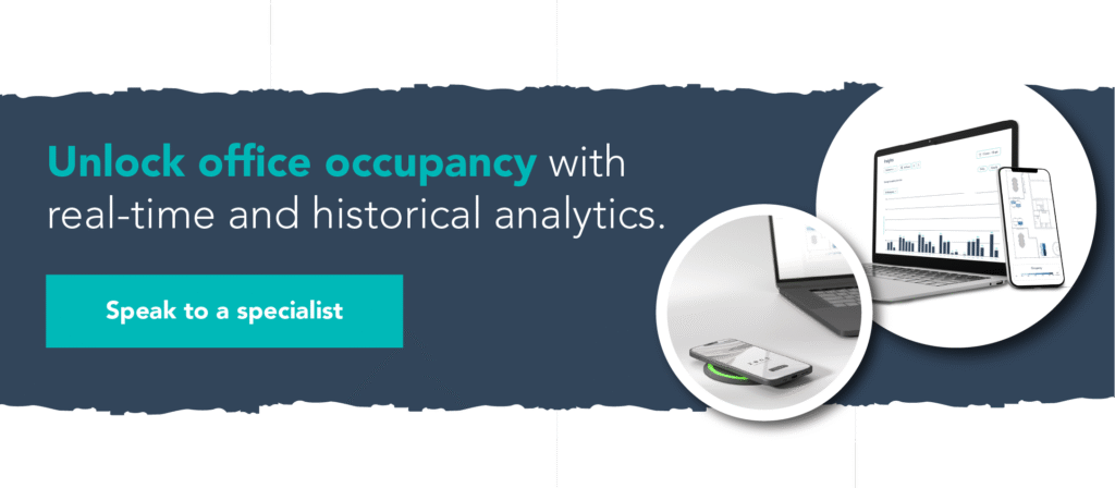 Unlock office occupancy with real-time and historical analytics. Speak to a specialist.