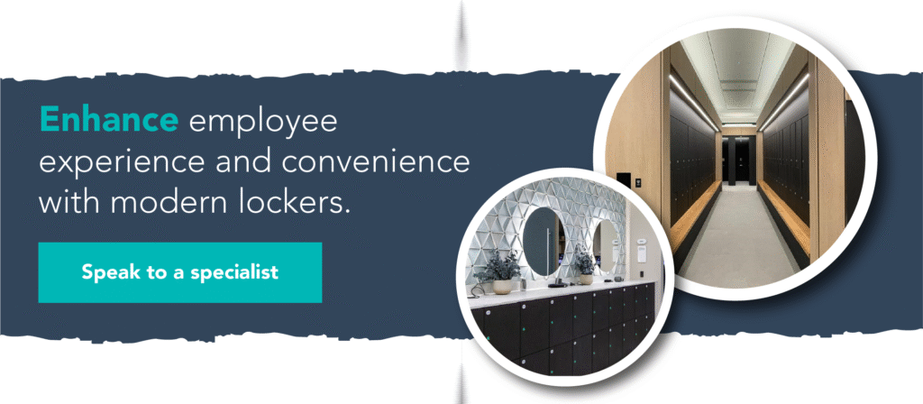 Enhance employee experience and convenience with modern lockers. Speak to a specialist.