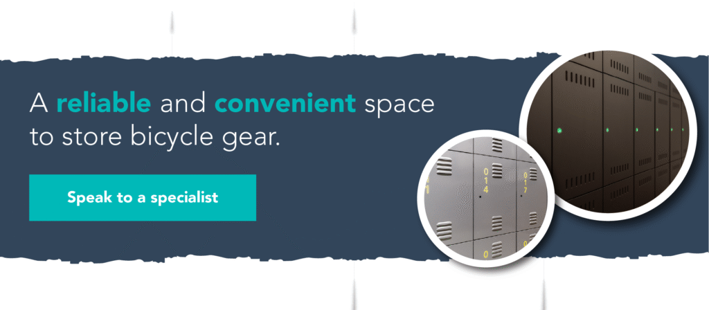 A reliable and convenient space to store bicycle gear. Speak to a specialist.