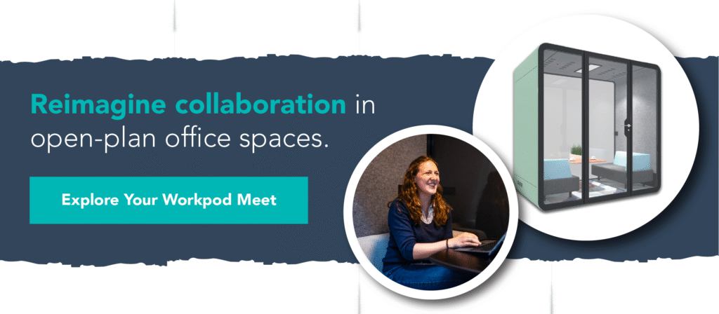 Reimagine collaboration in open-plan office spaces. Explore Your Workpod Meet.
