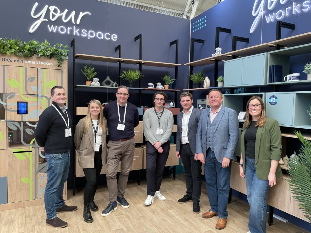 The Your Workspace team at the Workspace Design Show 2025.