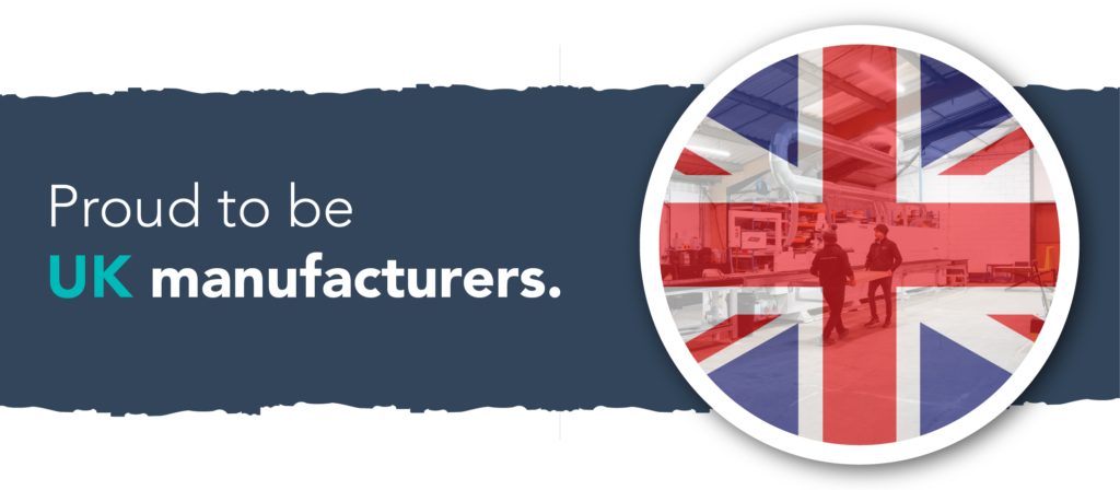 Proud to be UK manufacturers.